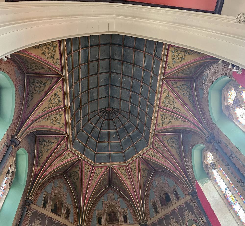 Rachael Emergence Exhibition Church Ceiling