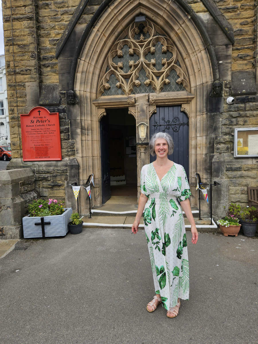 Racheal Emergence Opening Day Outside St Peters